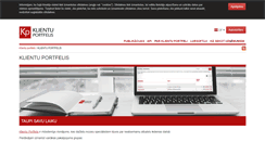 Desktop Screenshot of klientuportfelis.lv