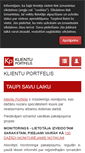 Mobile Screenshot of klientuportfelis.lv